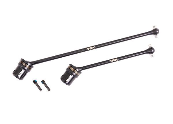 Traxxas Driveshafts, Center, Assembled (Steel Constant-Velocity),Front (1)/ Rear (1) (Fits Sledge)