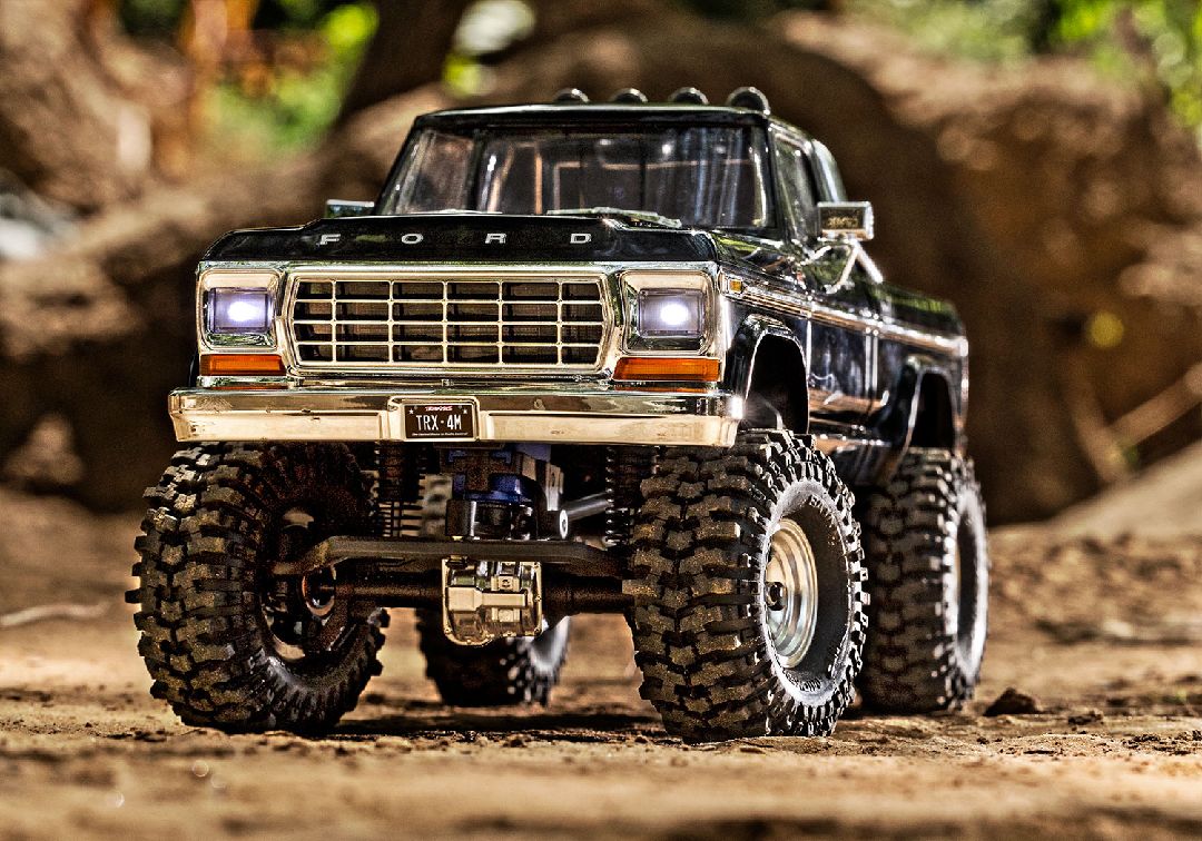 Traxxas 1/18 TRX-4M High Trail 79 F150 Truck - Black - Click Image to Close