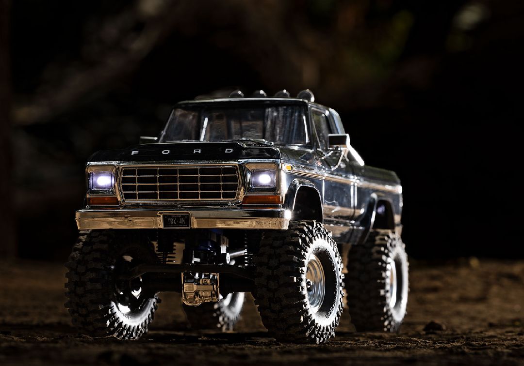 Traxxas 1/18 TRX-4M High Trail 79 F150 Truck - Black - Click Image to Close