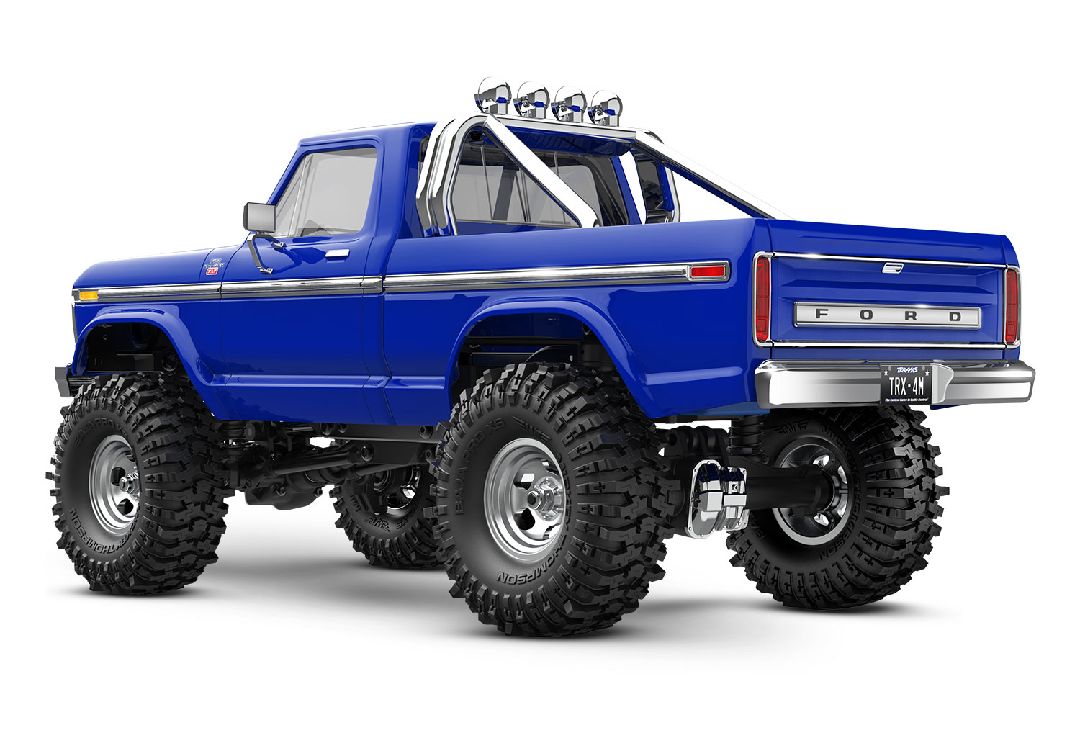 Traxxas 1/18 TRX-4M High Trail 79 F150 Truck - Blue - Click Image to Close