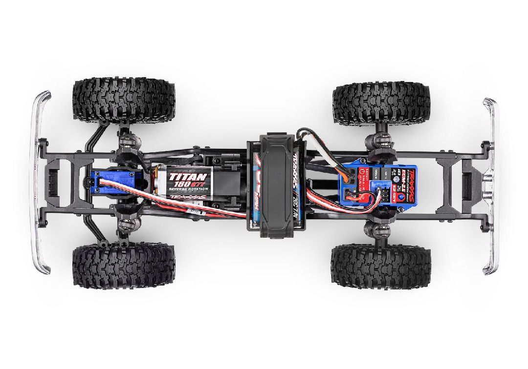 Traxxas 1/18 TRX-4M High Trail 79 F150 Truck - Blue - Click Image to Close