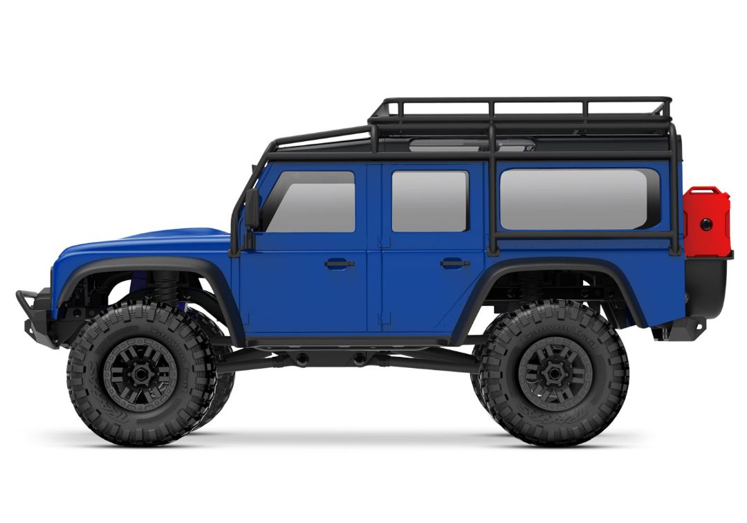 Traxxas TRX-4M Land Rover Defender 1/18 RTR Trail Truck, Blue - Click Image to Close