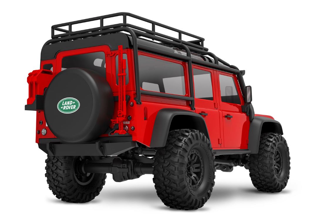 Traxxas TRX-4M Land Rover Defender 1/18 RTR Trail Truck, Red - Click Image to Close