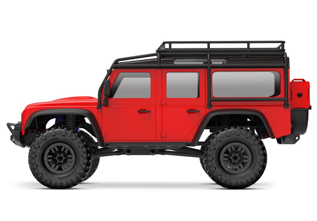 Traxxas TRX-4M Land Rover Defender 1/18 RTR Trail Truck, Red - Click Image to Close