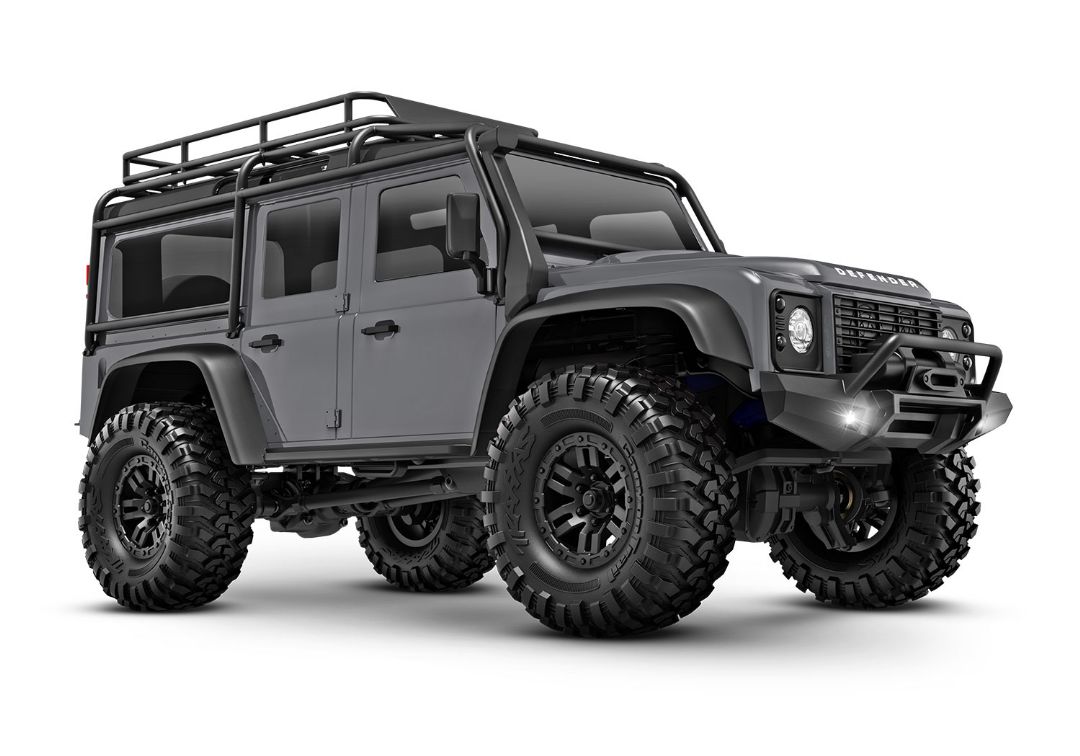 Traxxas TRX-4M Land Rover Defender 1/18 RTR Trail Truck, Silver - Click Image to Close