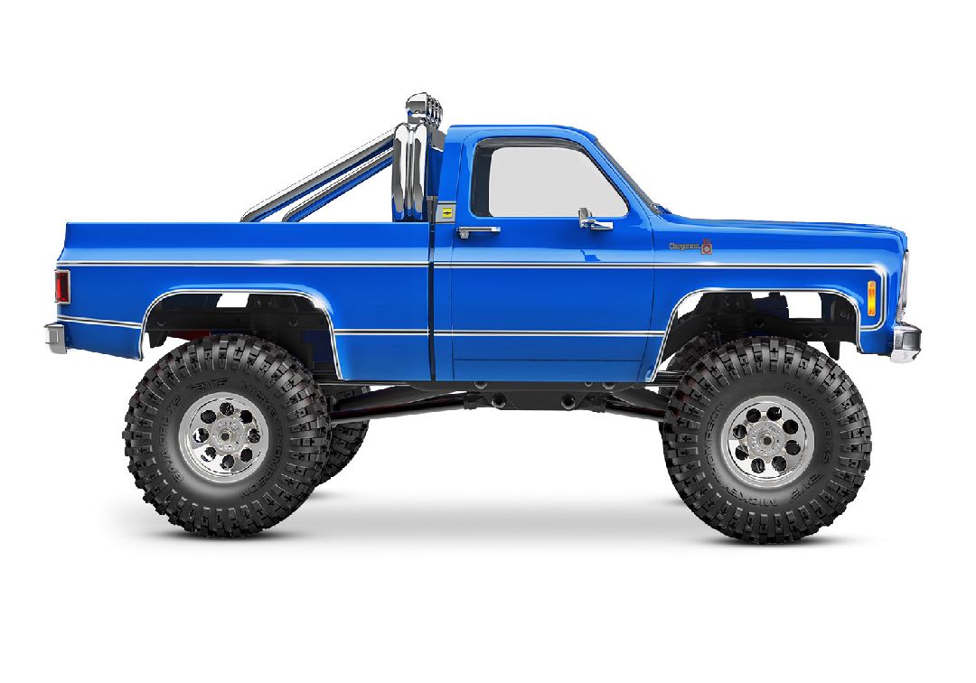 Traxxas 1/18 TRX-4M Chevrolet K10 High Trail Truck - Blue - Click Image to Close