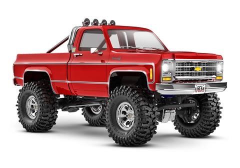 Traxxas 1/18 TRX-4M Chevrolet K10 High Trail Truck - Red - Click Image to Close