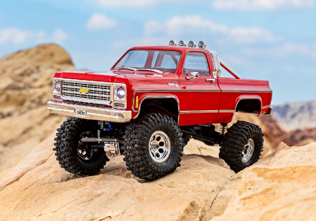 Traxxas 1/18 TRX-4M Chevrolet K10 High Trail Truck - Red