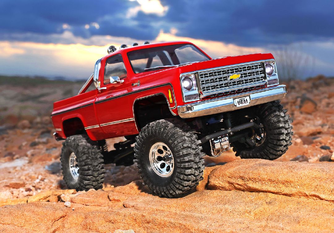 Traxxas 1/18 TRX-4M Chevrolet K10 High Trail Truck - Red