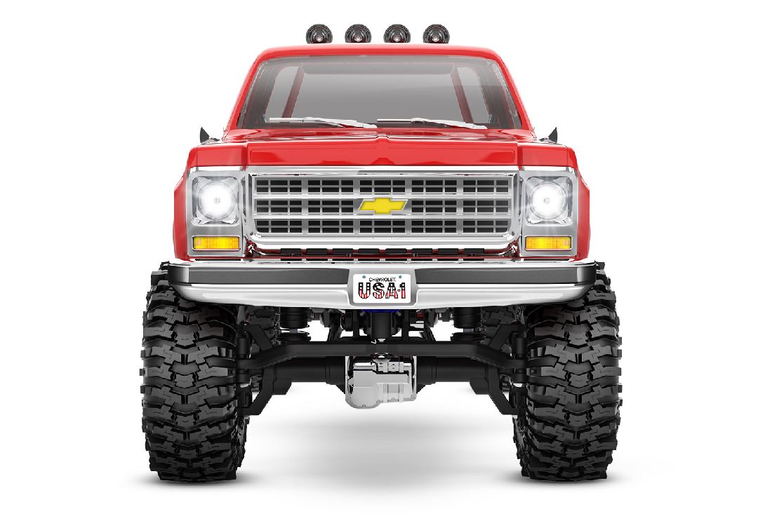 Traxxas 1/18 TRX-4M Chevrolet K10 High Trail Truck - Red - Click Image to Close