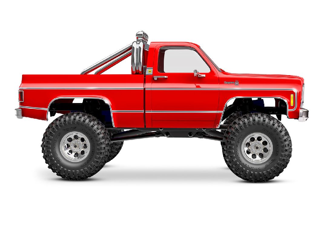 Traxxas 1/18 TRX-4M Chevrolet K10 High Trail Truck - Red - Click Image to Close