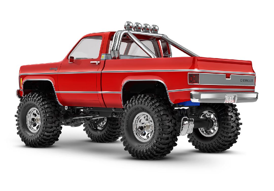 Traxxas 1/18 TRX-4M Chevrolet K10 High Trail Truck - Red - Click Image to Close