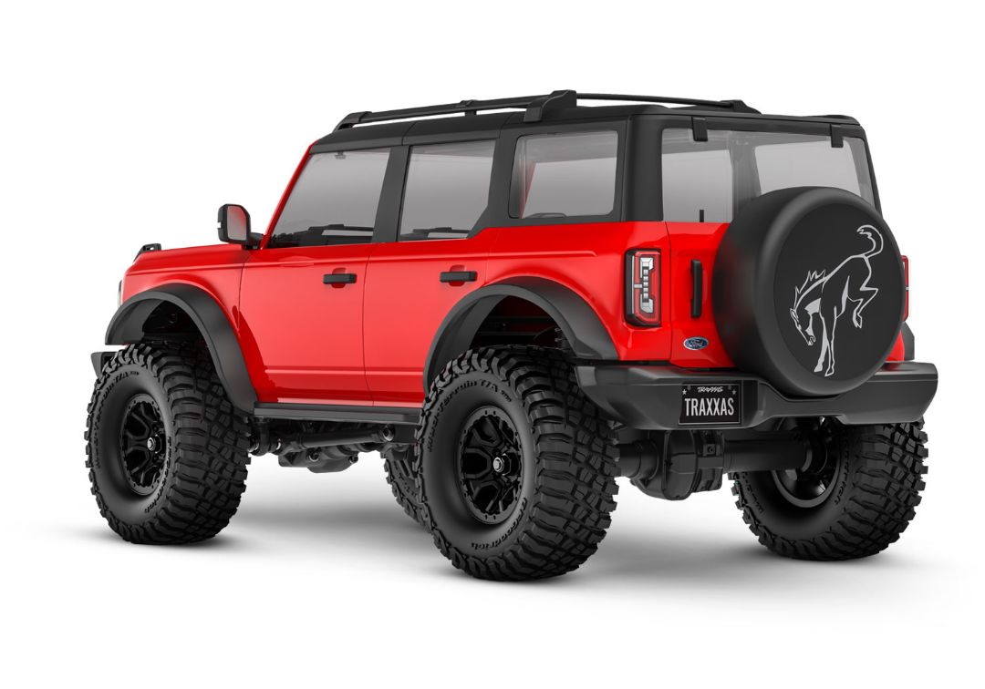 Traxxas TRX-4M Ford Bronco 1/18 RTR 4X4 Trail Truck, Red - Click Image to Close