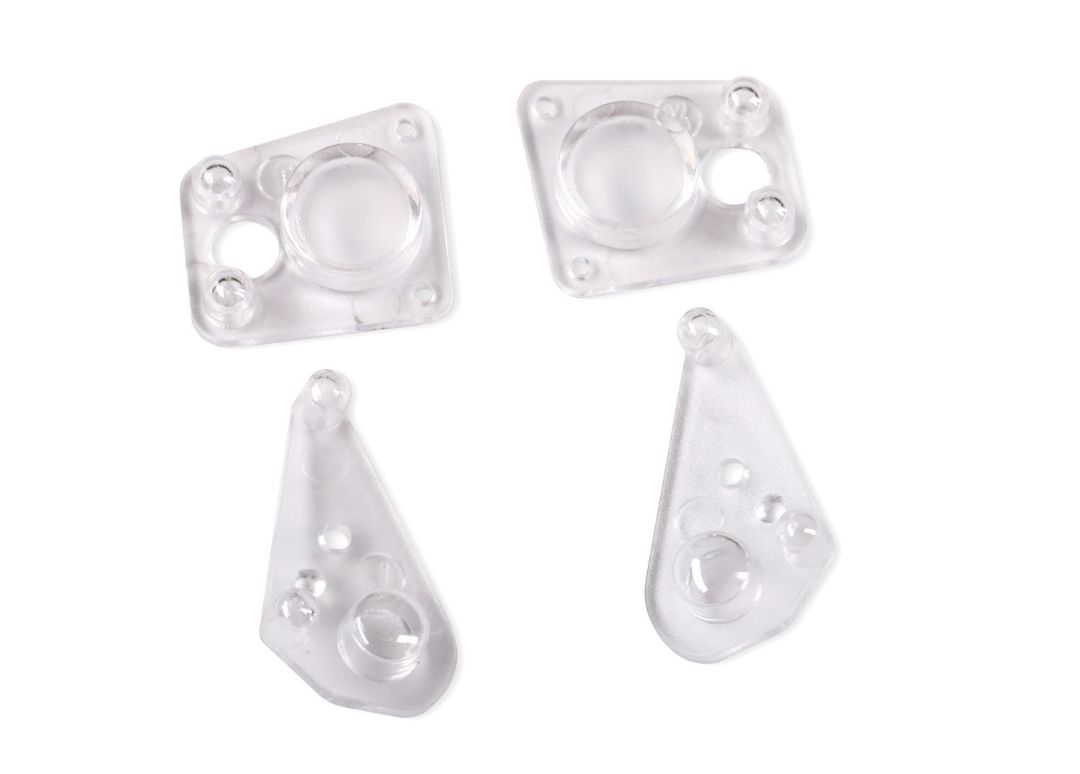 Traxxas Lenses, Headlight (2),Tail Light (2) (Fits TRA9710 Body)