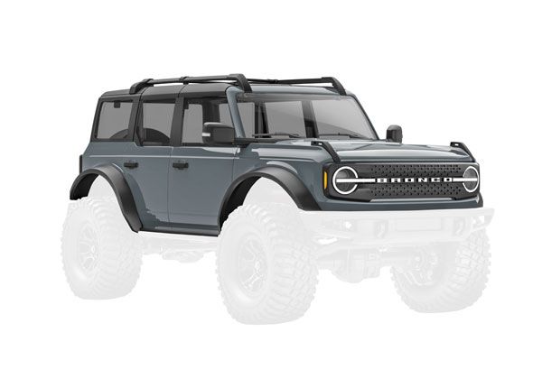 Traxxas Body, Ford Bronco, Complete, Dark Gray