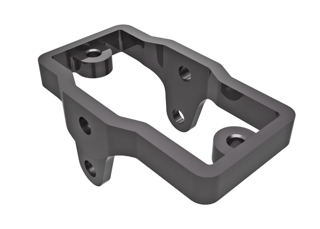 Traxxas Servo Mount, 6061-T6 Aluminum (Dark Titanium-Anodized)