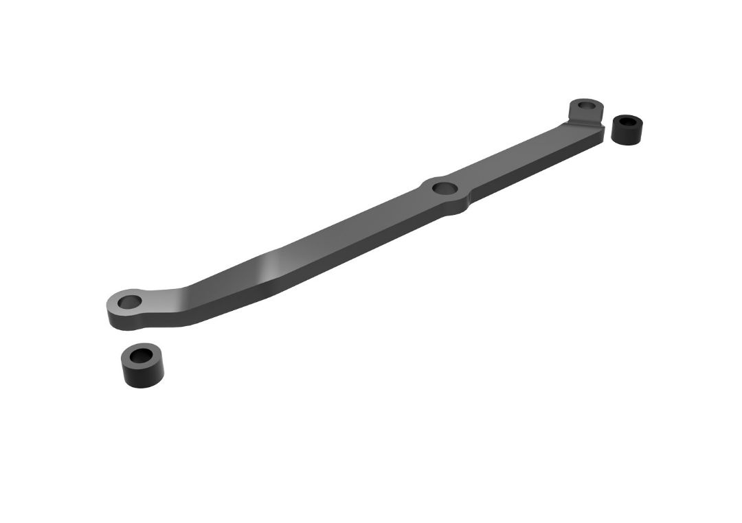 Traxxas Steering Link, Aluminum (Dark Titanium-Anodized) - Click Image to Close