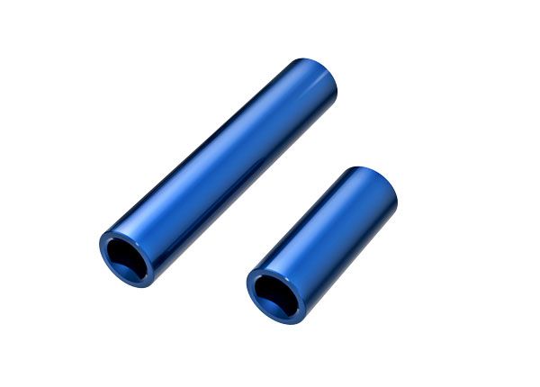 Traxxas Driveshafts, Center, Female, Aluminum (Blue-Anodized)