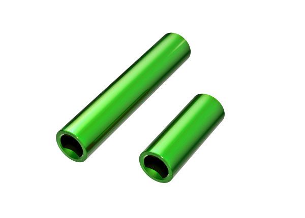 Traxxas Driveshafts, Center, Female, Aluminum (Green-Anodized)