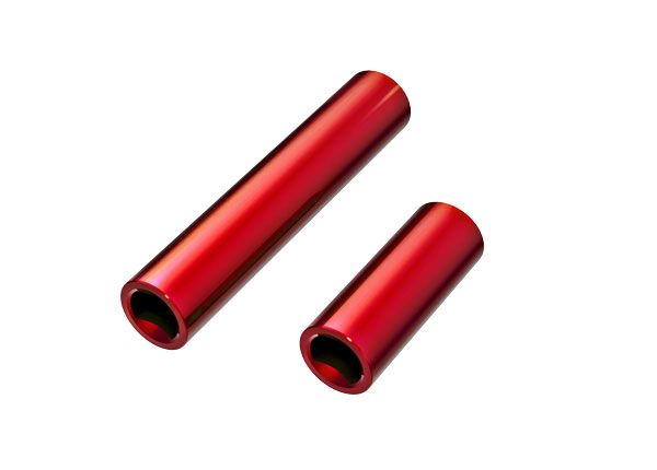 Traxxas Driveshafts, Center, Female, Aluminum (Red-Anodized)