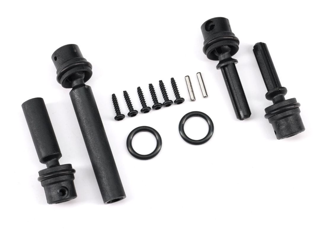 Traxxas Driveshafts, Center, Assembled (Front & Rear) - Click Image to Close