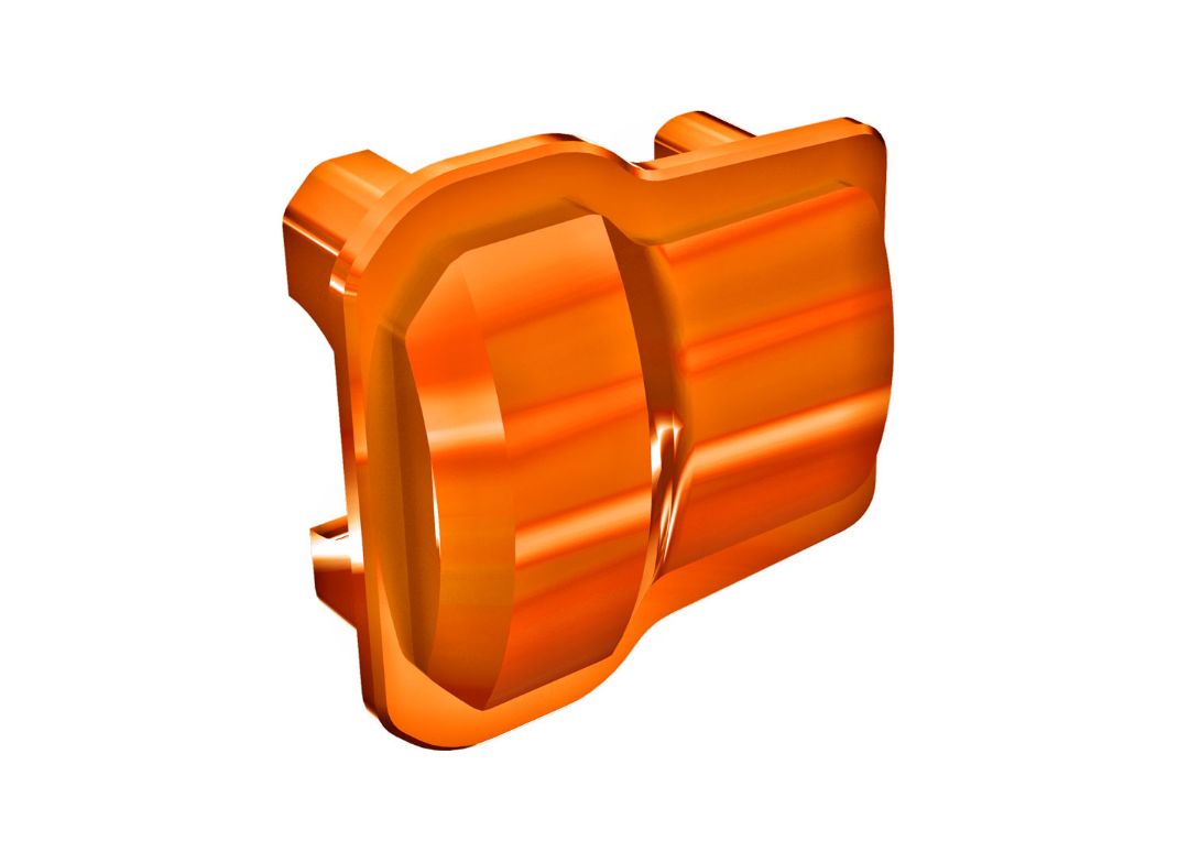Traxxas Axle Cover, 6061-T6 Aluminum (Orange-Anodized) (2)/ 1.6x12mm BCS (With Threadlock) (8)
