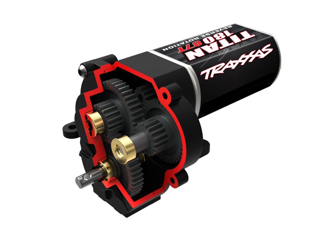 Traxxas Transmission, Complete (High Range (Trail) Gearing)
