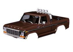 Traxxas Body, Ford F-150 Truck (1979), complete, brown - Click Image to Close