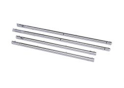 Traxxas Side trim, left & right (chrome) (fits #9812 body) - Click Image to Close