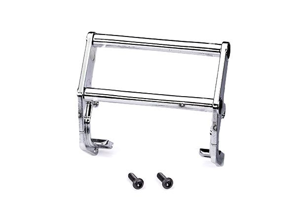 Traxxas Push Bar, Bumper, Chrome (Assembled) (Fits #9836 Bumper)