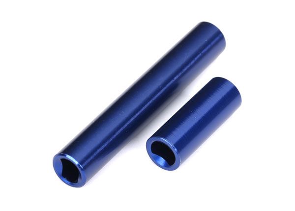 Traxxas Driveshafts, center, aluminum (blue)(TRX-4M High Trail)