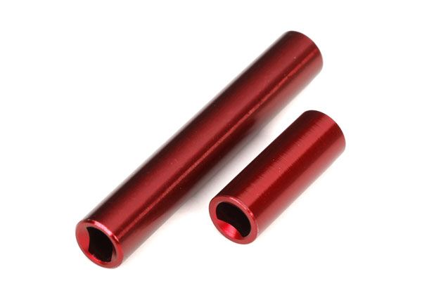 Traxxas Driveshafts, center, aluminum (red)(TRX-4M High Trail)