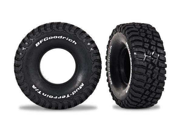 Traxxas Tires, BFGoodrich Mud-Terrain T/A KM3 2.4x1.0" (2)
