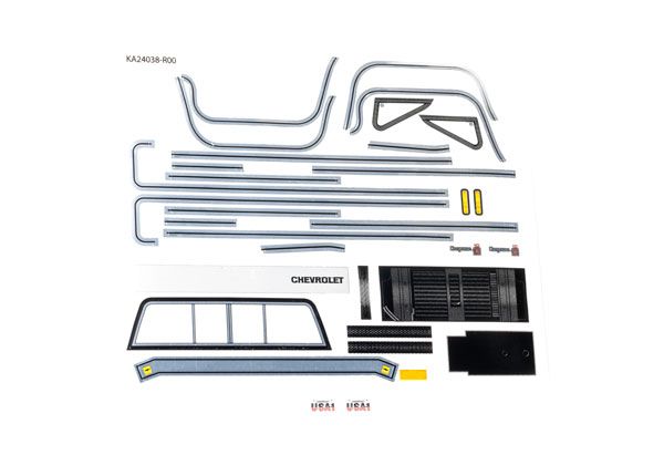 Traxxas Decals, 1/18 TRX-4M Chevrolet K10 Monster Truck (1979)