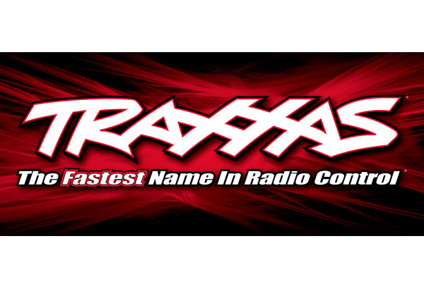 Traxxas racing banner, red & black (3x7 feet) - Click Image to Close