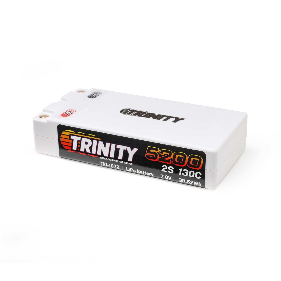 Trinity 5200mah 2S 7.6V 130C Shorty 5mm Bullet