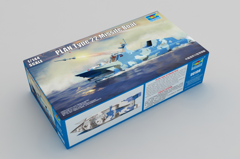 Trumpeter 1/144 PLA Navy Type 22 Missile Boat - Click Image to Close