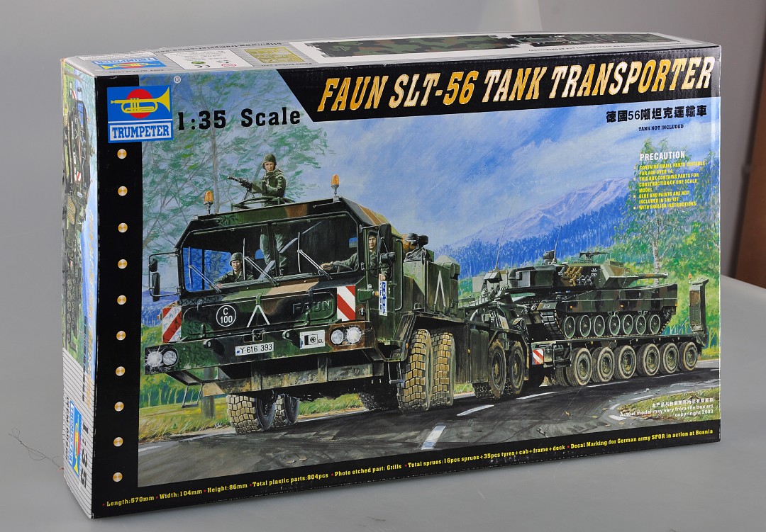 Trumpeter 1/35 German Faun Elephant Slt-56 Panzer Transport - Click Image to Close