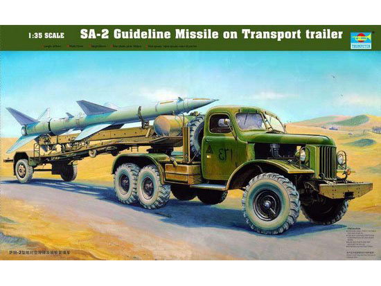 Trumpeter 1/35 Sam-2 Missile with Loading Cabin