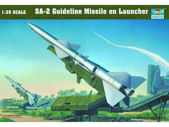 Trumpeter 1/35 Sam-2 Missile with Launcher Cabin - Click Image to Close