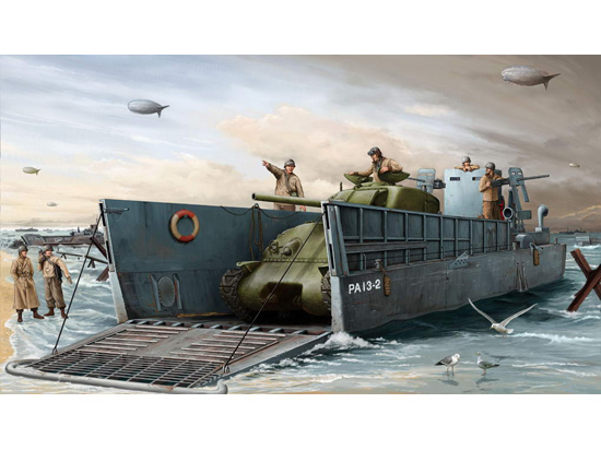 Trumpeter 1/35 WW II US Navy LCM(3) Landing craft