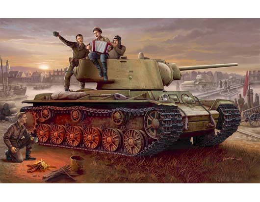 Trumpeter 1/35 Russian KV-1 model 1942 Lightweight Cast Tank