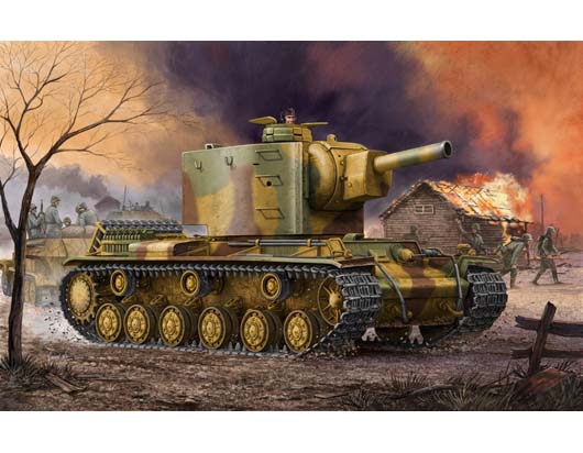 Trumpeter 1/35 German Pz.Kpfm KV-2 754(r) Tank