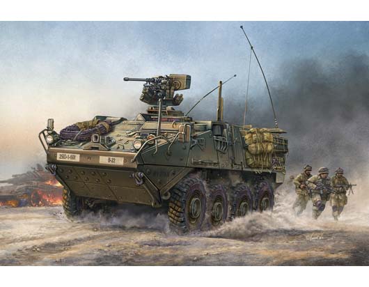 Trumpeter 1/35 "Stryker" Light Armored Vehicle ICV - Click Image to Close