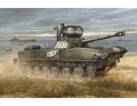 Trumpeter 1/35 Russian PT-76B Light Amphibious Tank
