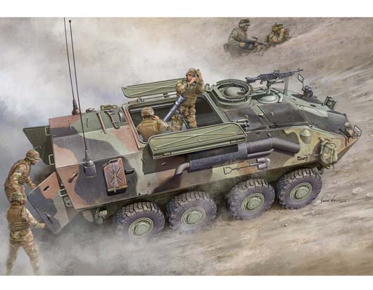 Trumpeter 1/35 LAV-M (Mortar Carrier Vehicle) - Click Image to Close