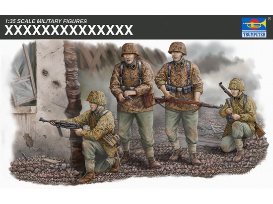 Trumpeter 1/35 WAFFEN SS Assault Team - Click Image to Close