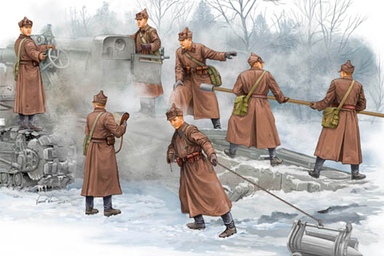 Trumpeter 1/35 Soviet B-4 Artillery Crew