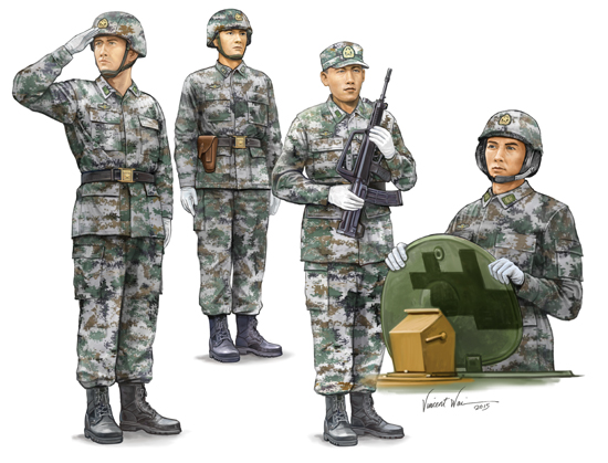 Trumpeter 1/35 PLA Tank Crew - Click Image to Close