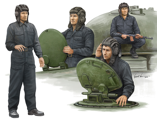 Trumpeter 1/35 Soviet Tank Crew